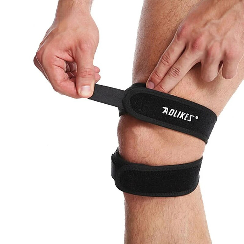 Фіксатор для колінного суглоба Aolikes (Чорний) Николаев - изображение 3