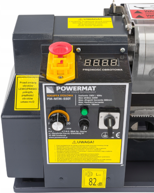 Токарный станок по металлу и дереву 0-2500об/мин Powermat (Польша) Киев - изображение 10