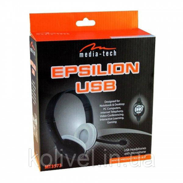 Навушники з мікрофоном Media-Tech EPSILION USB (MT3573) Киев - изображение 6