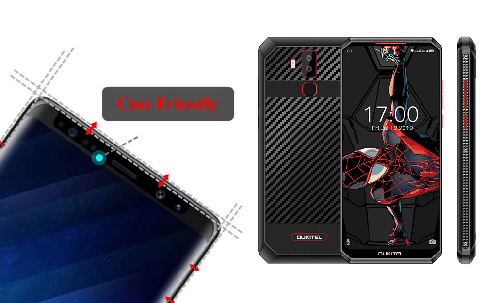 Захисне скло HyperGlass Pro для Oukitel K13, Oukitel K13 Pro – максимальна чутливість та захист Київ - фото 4