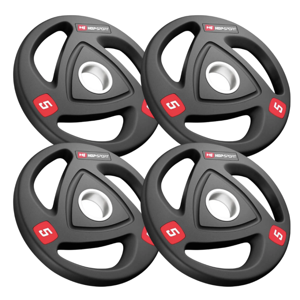 Набір дисків олімпійських Hop-Sport 4 х 5кг Киев - изображение 4