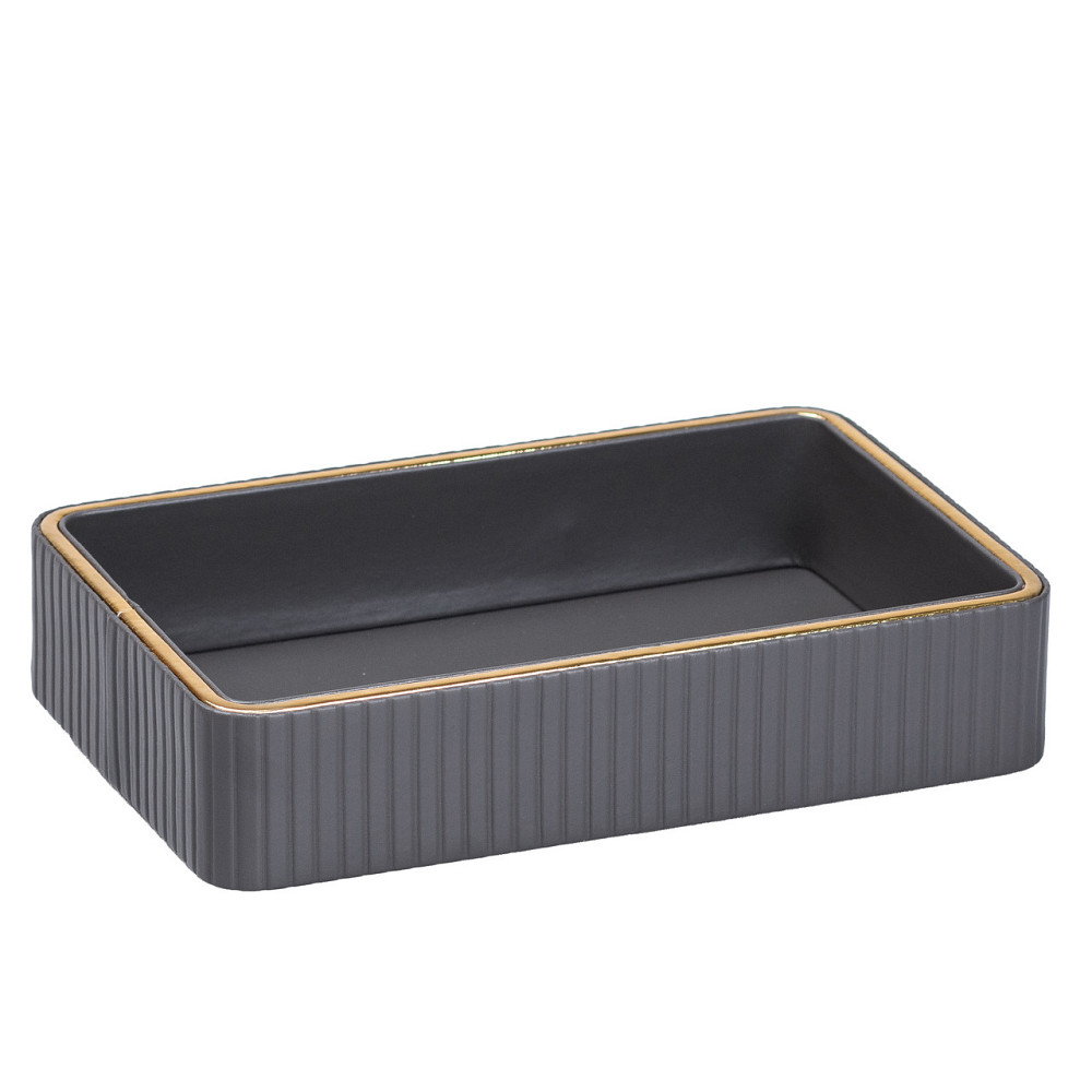 TS Kitchen Серветниця на стіл з еко-шкіри 25 х 15.5 х 5 см Сірий HP9900G Коломыя - изображение 2