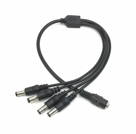 Сплиттер-разветвитель питания 1x4 5.5x2.1 мм для 4 камер видеонаблюдения CCTV Киев