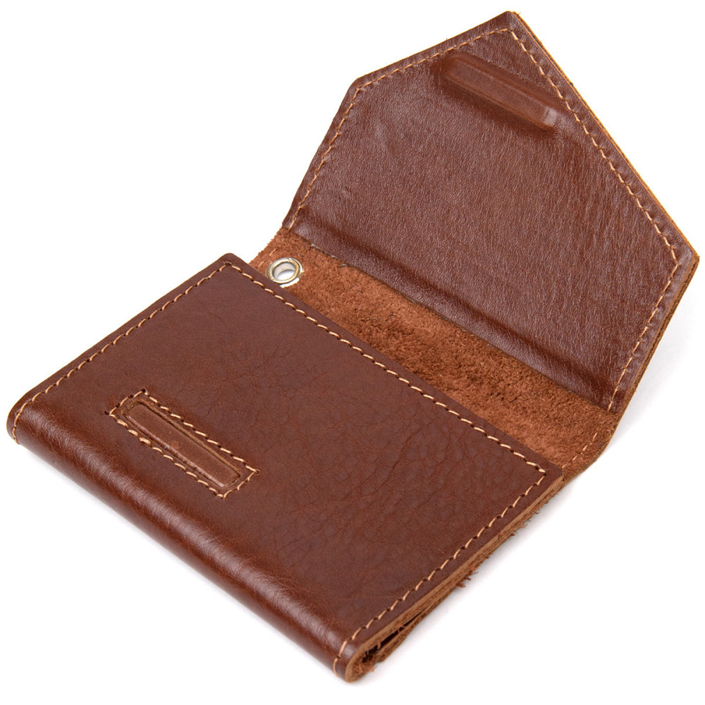 Ключница из натуральной кожи GRANDE PELLE 11394 Коричневый Киев - изображение 5