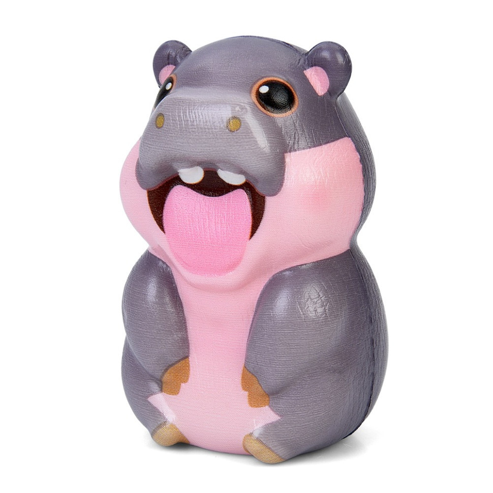 Дитяча іграшка антистрес "Бегемот" MS 4731-6 розмір 10 см Вінниця - фото 1