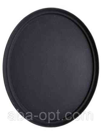 Піднос "Антисліп" для офіціанта коричневого кольору овальний 62 х 52 см (шт) Одеса