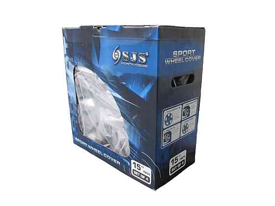 Автомобильные модельные колпаки R15 Daewoo 331 4шт, SJS, серебряные Киев