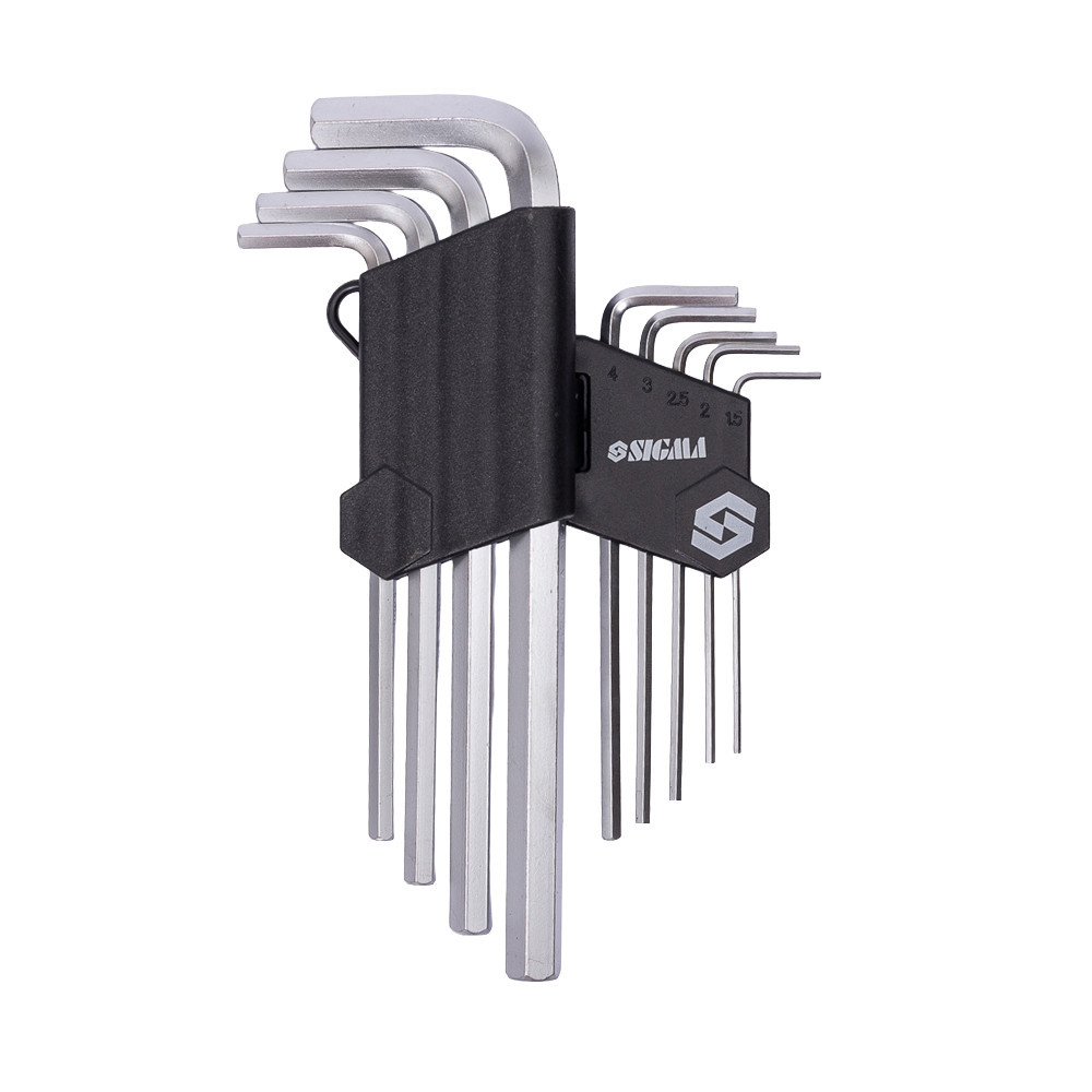 Ключи шестигранные 9шт 1.5-10мм CrV (средние) SIGMA (4022021) Киев - изображение 4