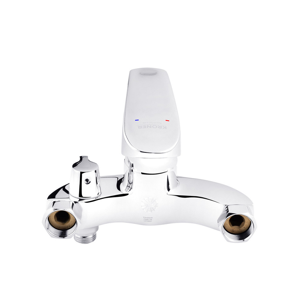 Змішувач для ванни Kroner KRP Konstante - C060 з душовим гарнітуром, хром Київ - фото 3