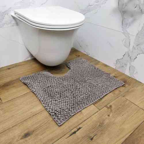 Килимок для ванної кімнати 55*50см U-виріз Ананас Promo опаловий мікрофібра Дариана Житомир