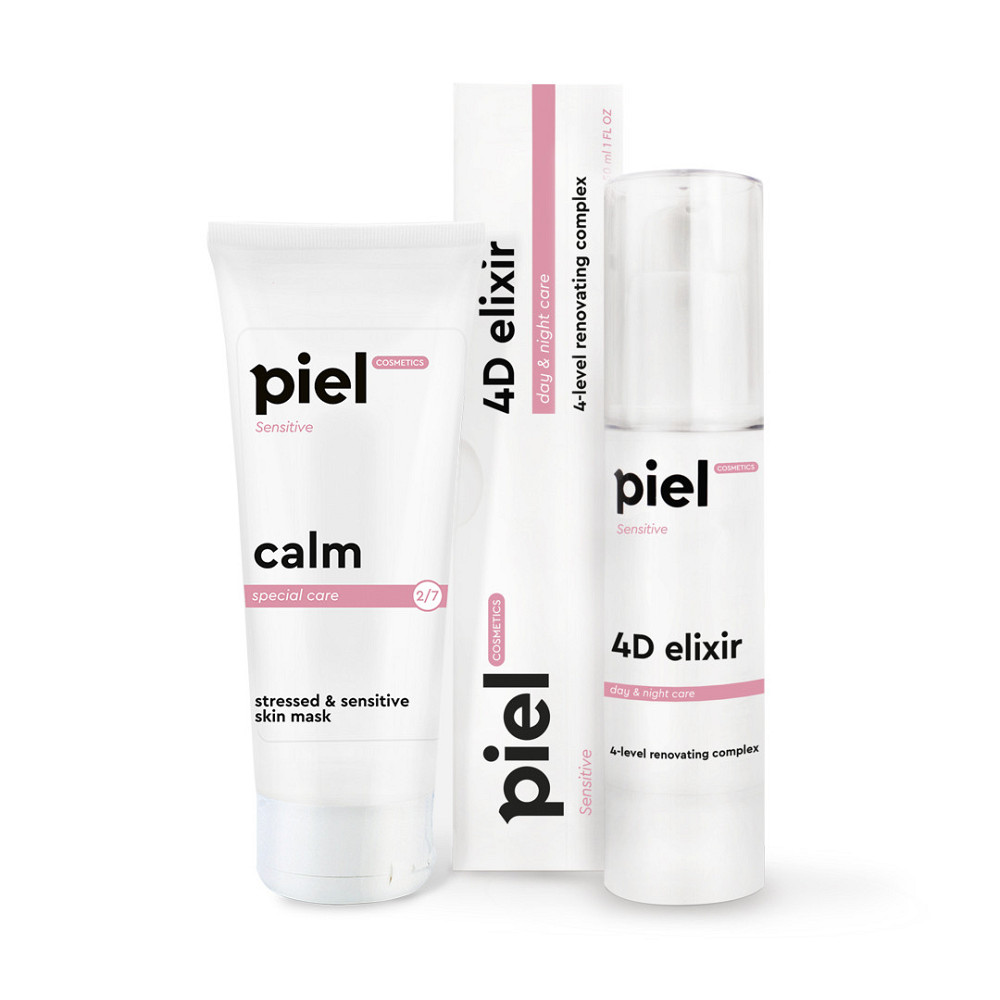 Заспокійливий комплекс для відновлення чутливої шкіри Sensitive Piel, 75мл+50мл Дніпро - фото 1