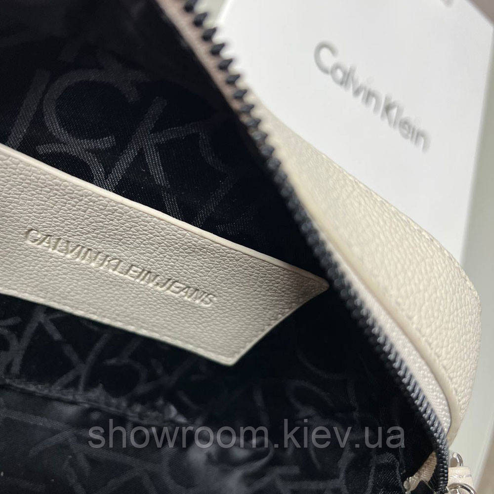 Невелика жіноча сумочка на плече Ck 2765 beige Київ - фото 5