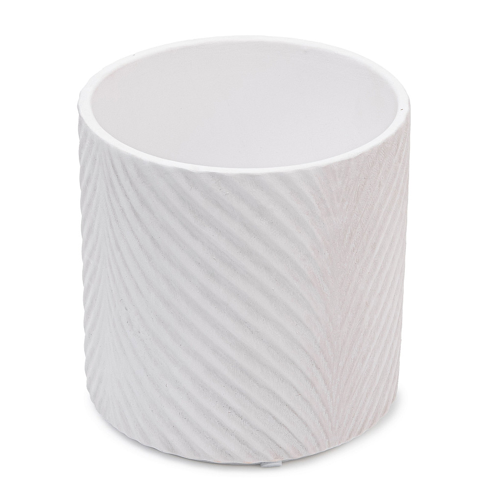 elemi Кашпо для квітів керамічне elemi "Листок" (білий) 13" круглий 1,3 л Коломыя - изображение 6