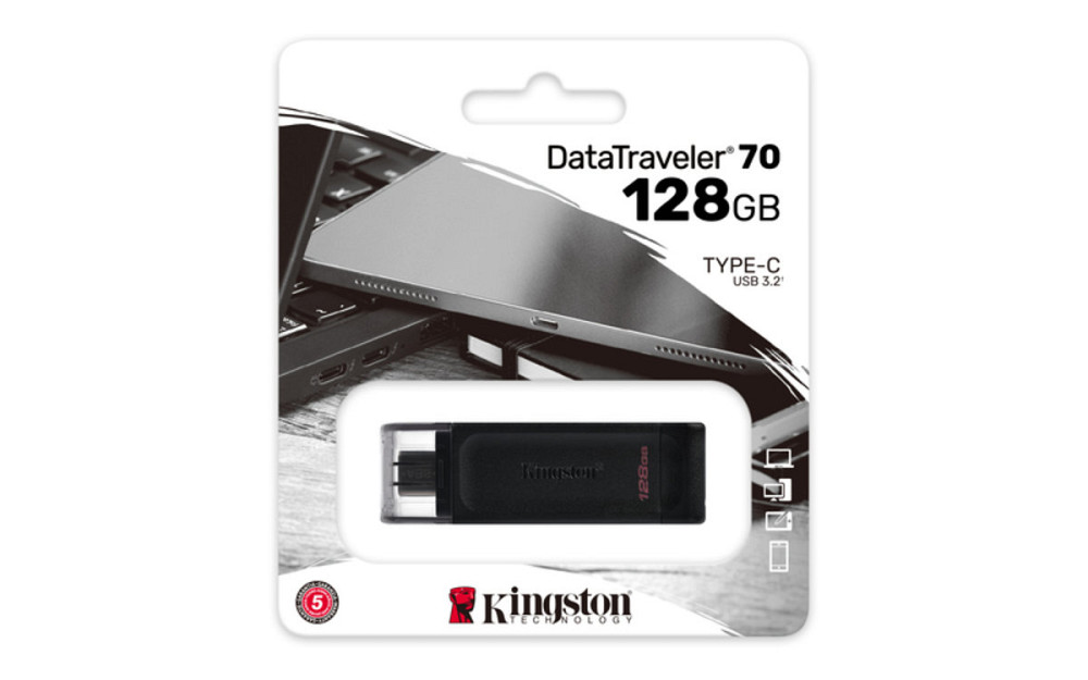 Flash Kingston USB 3.2 DT 70 128GB Type-C Киев - изображение 2