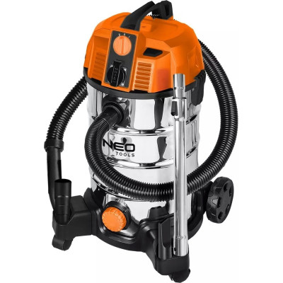 Пылесос строительный Neo Tools 1600Вт, 18 кПа, 35л, HEPA, колеса, 7.5кг (04-739) Винница - изображение 7