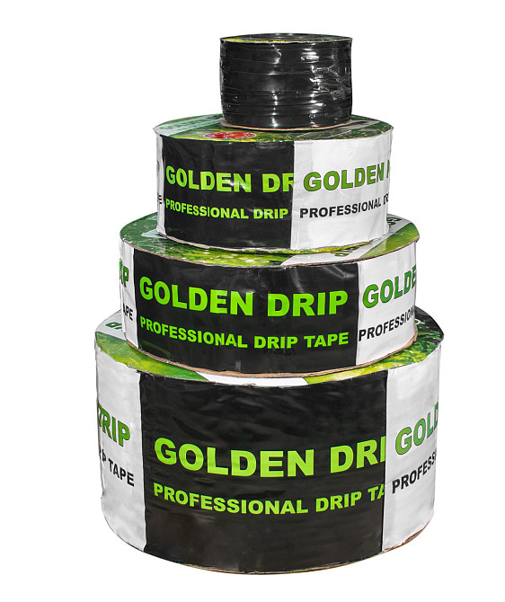 Капельная лента 8 mil шаг 20 см бухта 500 метров эмитерная GOLDEN DRIP Днепр - изображение 6