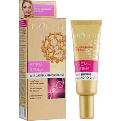 Крем для шкіри навколо очей Біокон Professional Effect 55+/65+ Крем-філер 25 мл (4820160037595) Вінниця