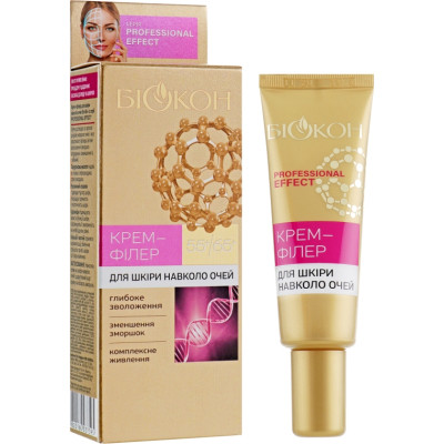 Крем для кожи вокруг глаз Біокон Professional Effect 55+/65+ Крем-филлер 25 мл (4820160037595) Винница - изображение 1