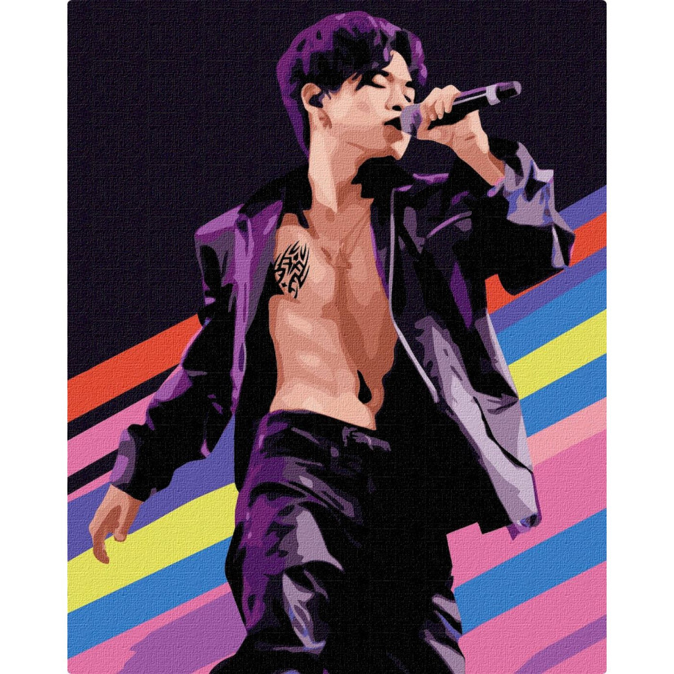 Картина за номерами "Мелодія голосу" KHO8376 40х50 см Вінниця - фото 1