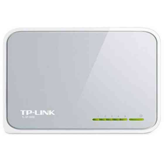 Комутатор TP-Link TL-SF1005D, 5-port 10/100M mini Desktop Switch, 5 10/100M RJ45 ports, Plastic case Киев