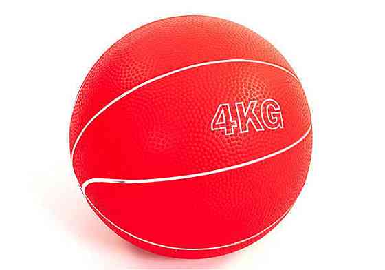 Медбол EasyFit RB 4 кг (медичний м'яч-слембол без відскоку) Коломия