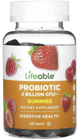 Пробиотик Lifeable Probiotic 2 Billoin CFU Adult 60 жев таб клубника Киев