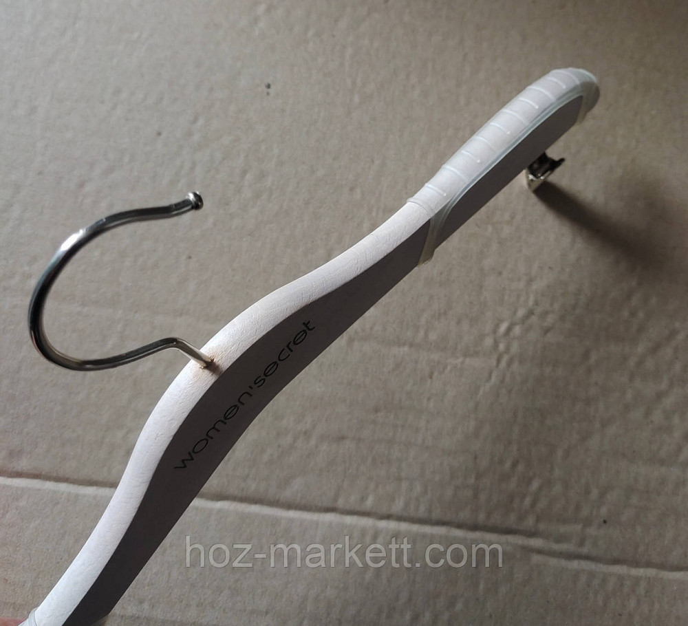 Вішалки плічка жіночі для білизни дерев'яні 32 см із силіконом Women secret Італія Харків - фото 7