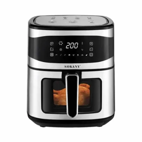 Аэрофритюрница SK-10050 электрическая 1800 Вт объем 8,5 л с регулировкой температуры и таймером Одесса