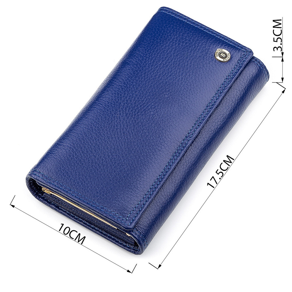 Гаманець жіночий місткий Синій (Boston) Київ - фото 7