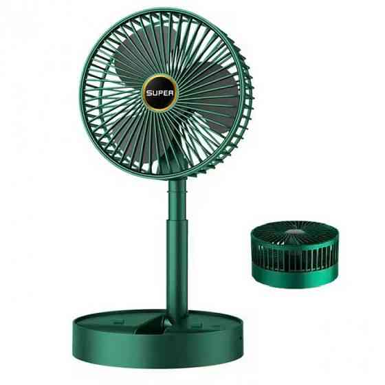 Складаний Настільний Вентилятор Акумуляторний Folding Storage Fan USB 36 см, 3 режими обдування Одеса