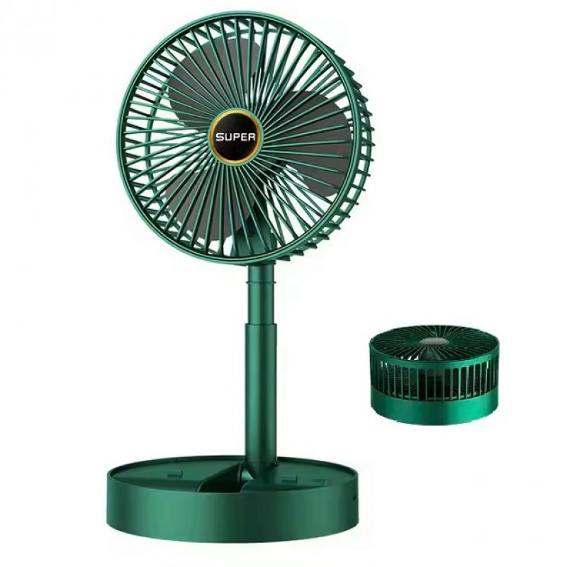 Складаний Настільний Вентилятор Акумуляторний Folding Storage Fan USB 36 см, 3 режими обдування Одеса - фото 2