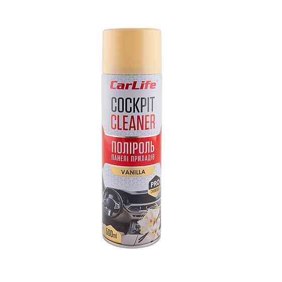 Поліроль для панелі приладів CarLife Cockpit Cleaner Ваніль, 500мл Київ