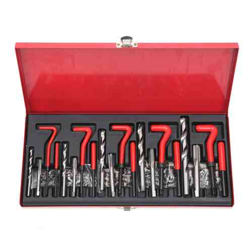 Набор для восстановления поврежденной резьбы M5-M12, 131 предмет, в кейсе Винница