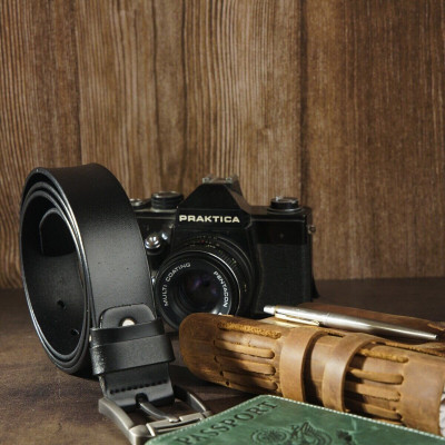 Ремень Vintage Мужской Черный (20314) Винница - изображение 7