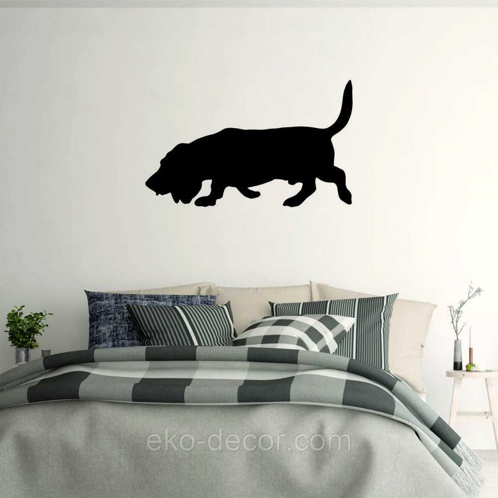 Декоративное настенное Панно «Бигль», Декор на стену 110*67 см, Черный Киев - изображение 6