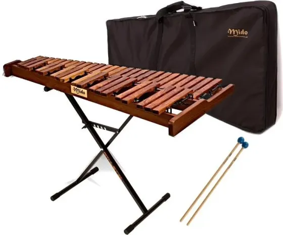 Ударная установка  Mido Palisander Honduraski + Штатив+Pałki+Futerał Киев