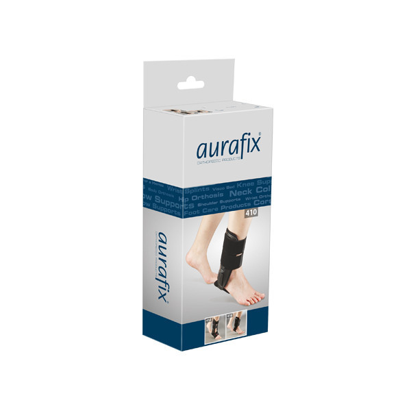 Жесткий ортез на голеностоп Aurafix 416 после снятия гипса, при нестабильности сустава, для поддержки щиколотки Днепр - изображение 7