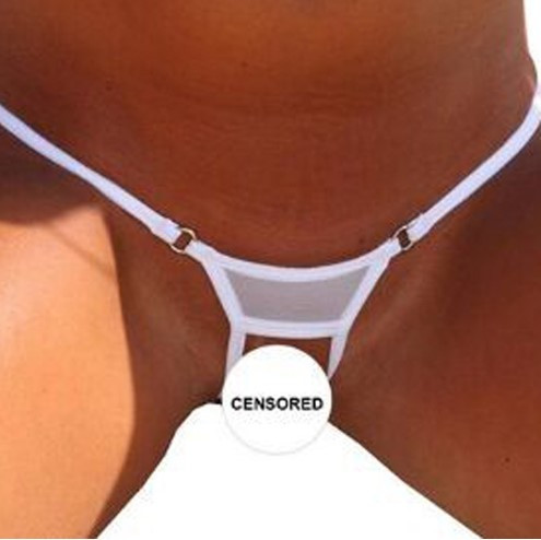 Мікро стрінги універсальний білий Київ - фото 1