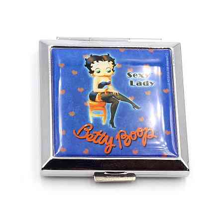 Дзеркало кишенькове "B.Boop", синє Рівне