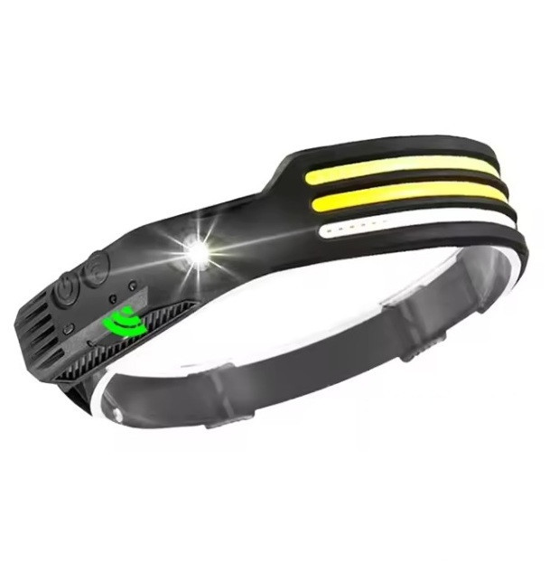 Налобний ліхтар COBA CB-689-3 акумуляторний з датчиком руху Коломия - фото 1