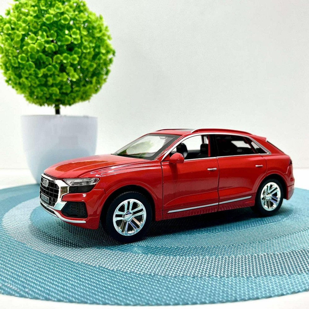 Машинка металева TK Union Group Audi Q8 відчиняються двері капот багажник масштаб 1:24 Червона (GT-5250) Чернигов - изображение 1