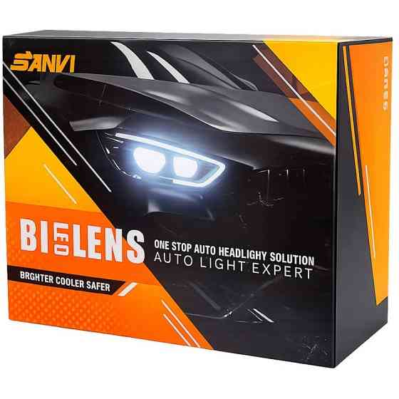 Комплект светодиодных линз Sanvi Bi-LED S6 Pro 2.5