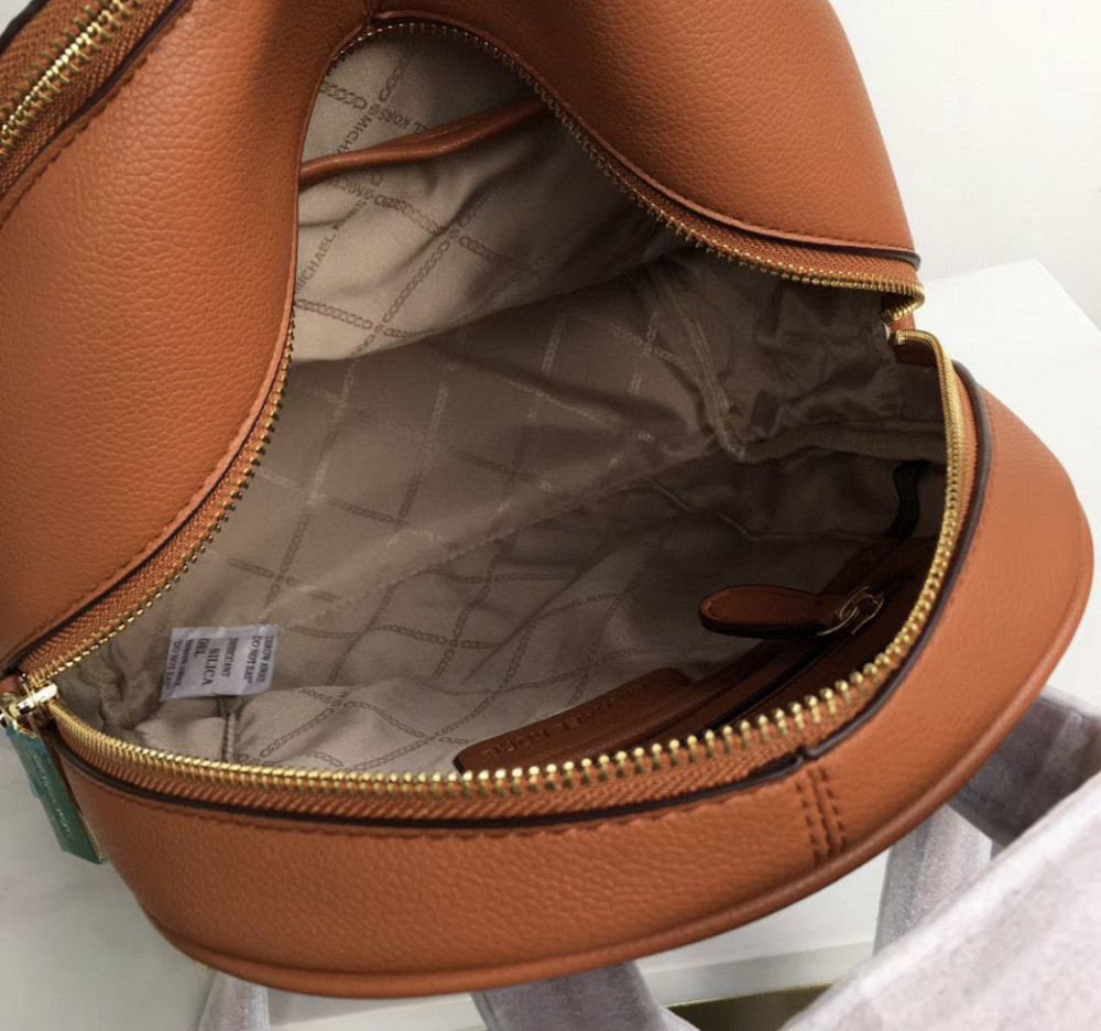 Женский рюкзак Michael Kors Rhea Zip G Brown Lux Киев - изображение 3