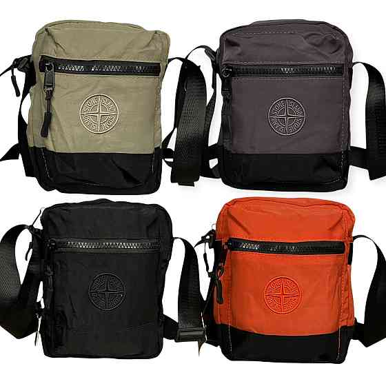 Сумка через плече Stone Island 20/15 світло сірий Запоріжжя