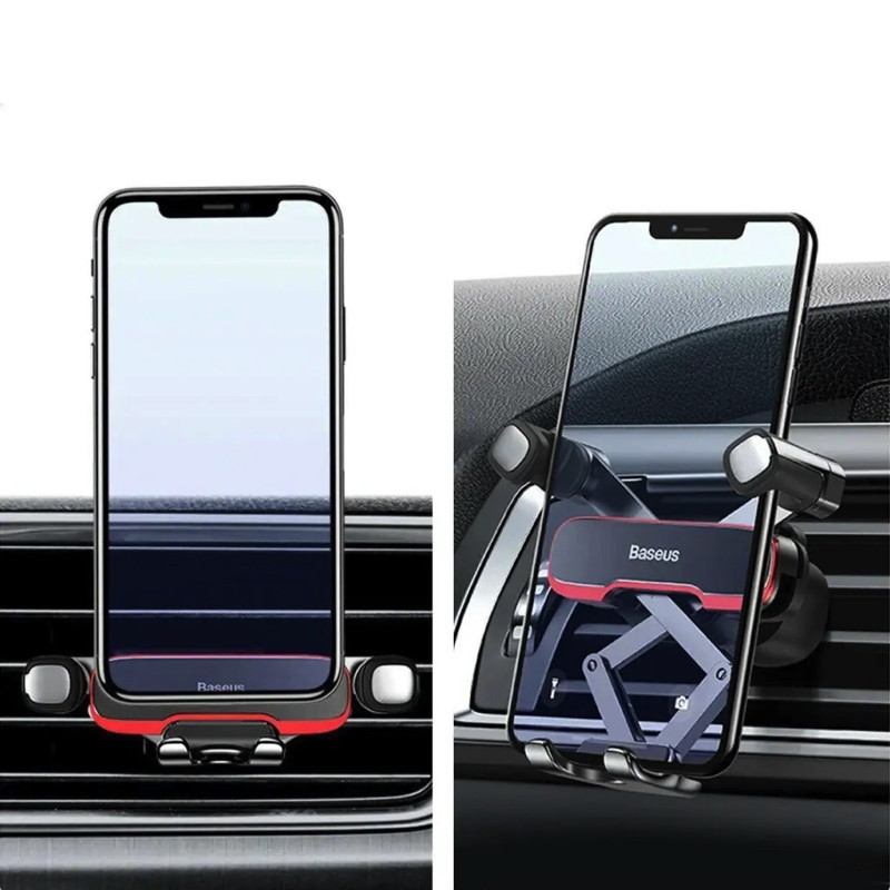 Автодержатель для телефона Baseus Mr Hui Черный Киев - изображение 3