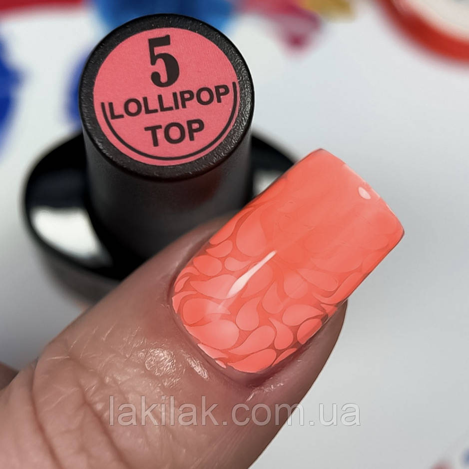 Вітражний топ Crooz Lolipop Top №5 (соковитий рожевий з неоновим сяйвом) 8мл Херсон - фото 1