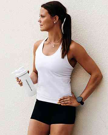 Шейкер спортивний SmartShake металевий Reforce Stainless Steel 30oz/900ml White Луцк