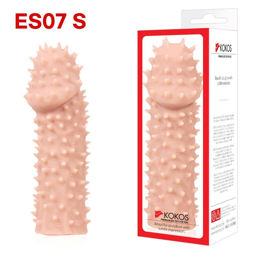 Насадка на член Kokos Extreme Sleeve ES.07 розмір S, потовщувальна, стимуляція точки G Sex Aura Київ - фото 3