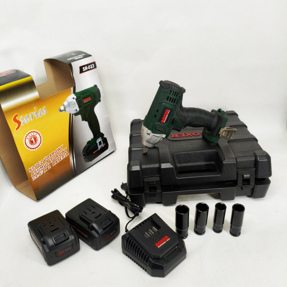 Гайковерт професійний акумуляторний 2400 об/хв Boxer SR-023 для автосервісу YB-75 Львів - фото 8