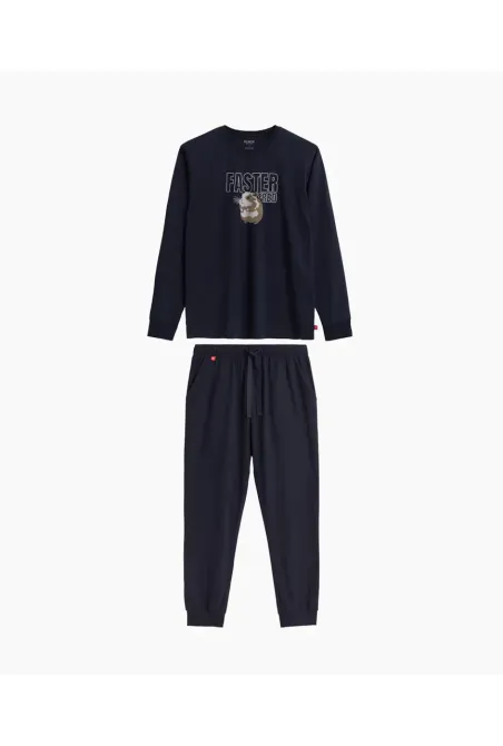 Чоловіча піжама (довгі штани, довгий рукав) Atlantic NMP-376 XXL Київ - фото 2